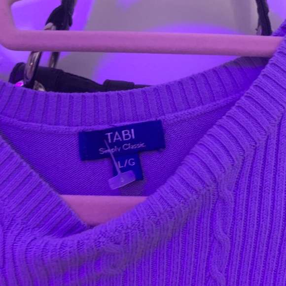 purple sweater vest - Picture 2 of 2